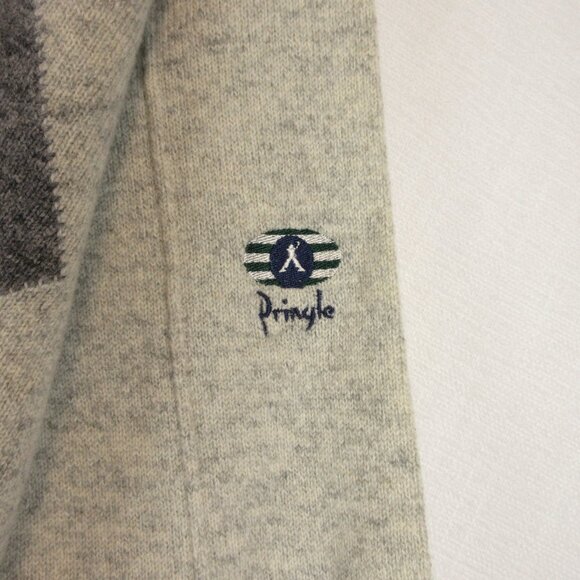 Pringle 100% Lambswool Argle Golf Sweater Size M - Picture 2 of 10